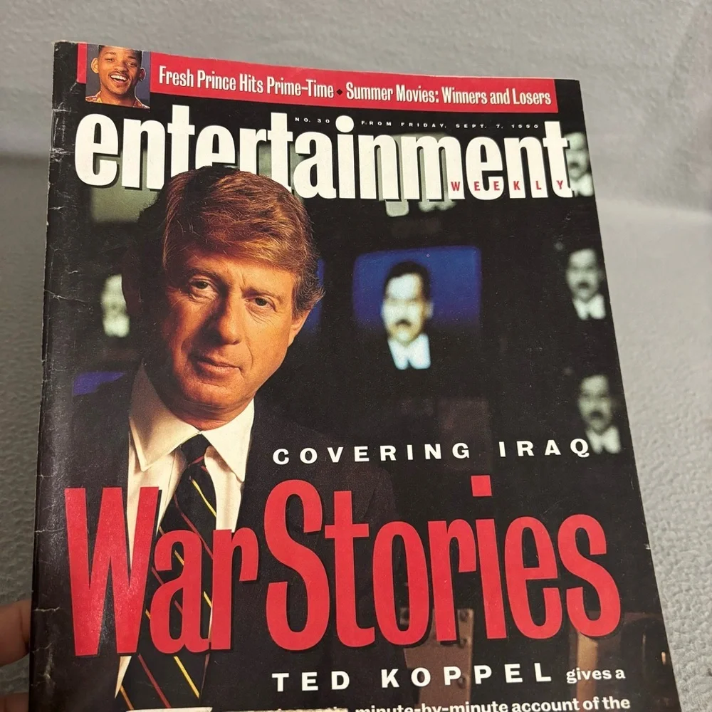 Four Vintage Entertainment Weekly Magazine Collection from the 1990’s